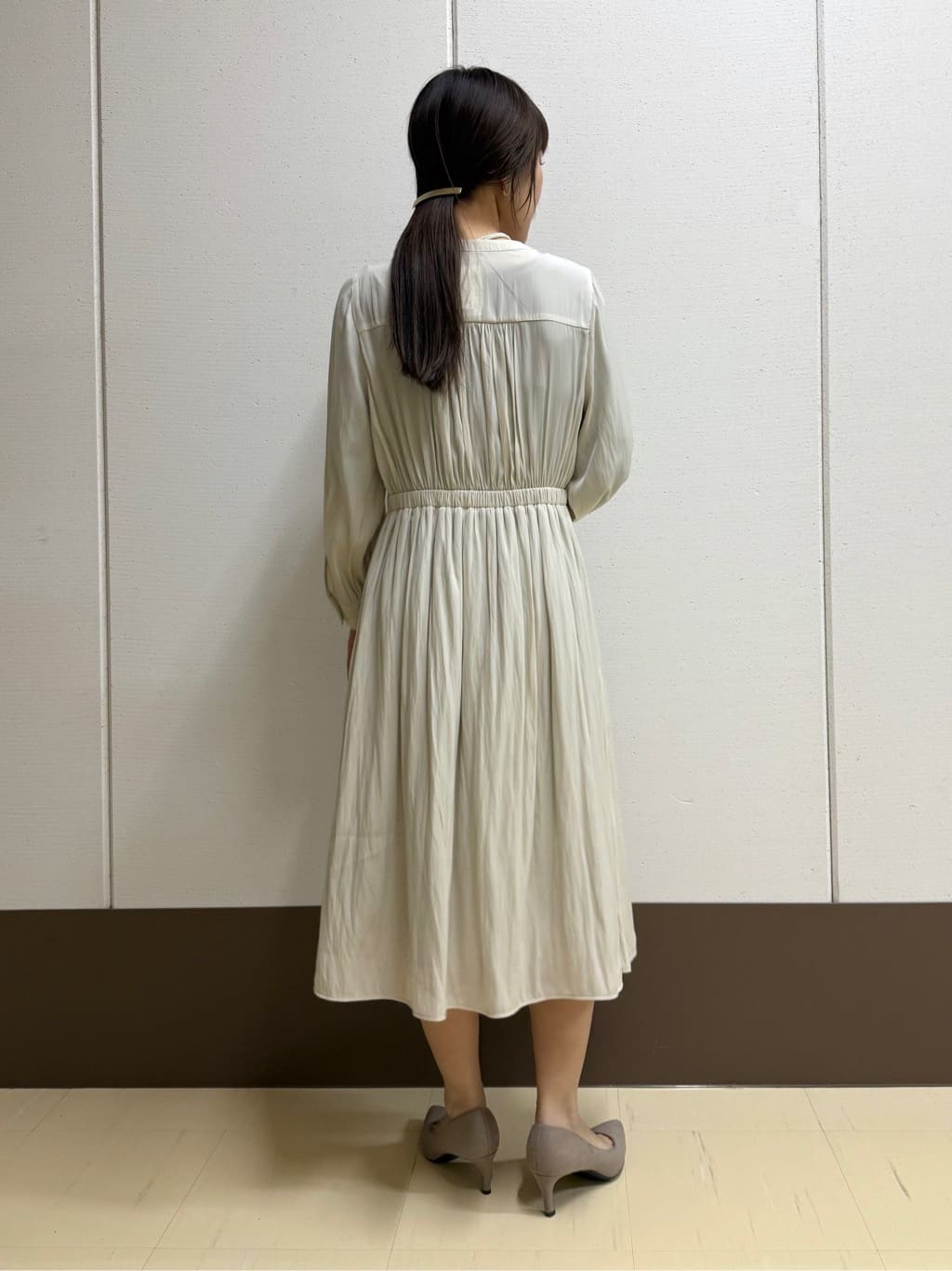 mamiさんの「INDIVI｜【マルチWAY】2連シンプルパール調ネックレス」を使ったコーディネート