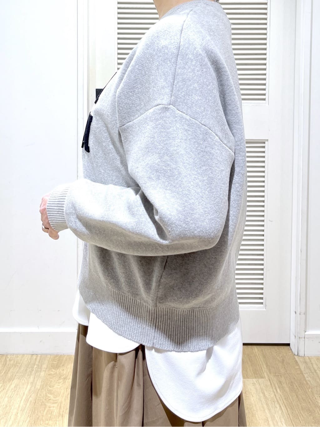 Miyazakiさんの「Dessin｜【体型カバー/レイヤード/洗える】ジョーゼットプルオーバーブラウス」を使ったコーディネート