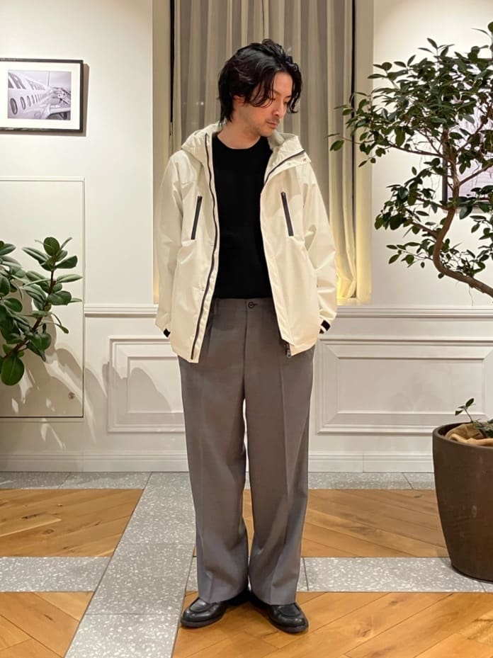 junyaさんの「DRESSTERIOR｜【防水/透湿素材/ウォッシャブル】ウォータープルーフ マウンテンパーカー」を使ったコーディネート