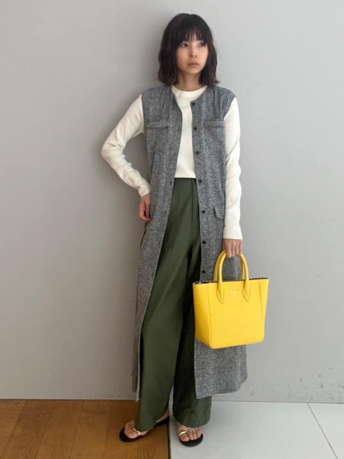 misaさんの「DRESSTERIOR｜◆【ウォッシャブル】コットンフルニードルニット」を使ったコーディネート
