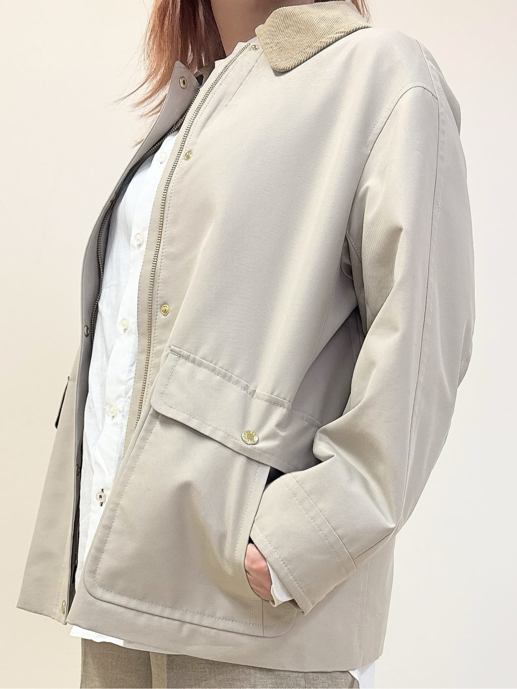 なかもとあきさんの「DRESSTERIOR｜【ウォッシャブル】スプリング ハンティングジャケット」を使ったコーディネート
