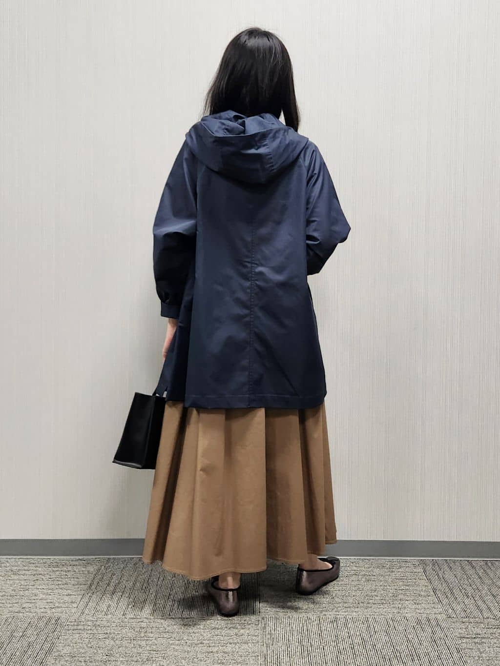 naraさんの「Dessin｜【洗える】フードトレンチコート」を使ったコーディネート
