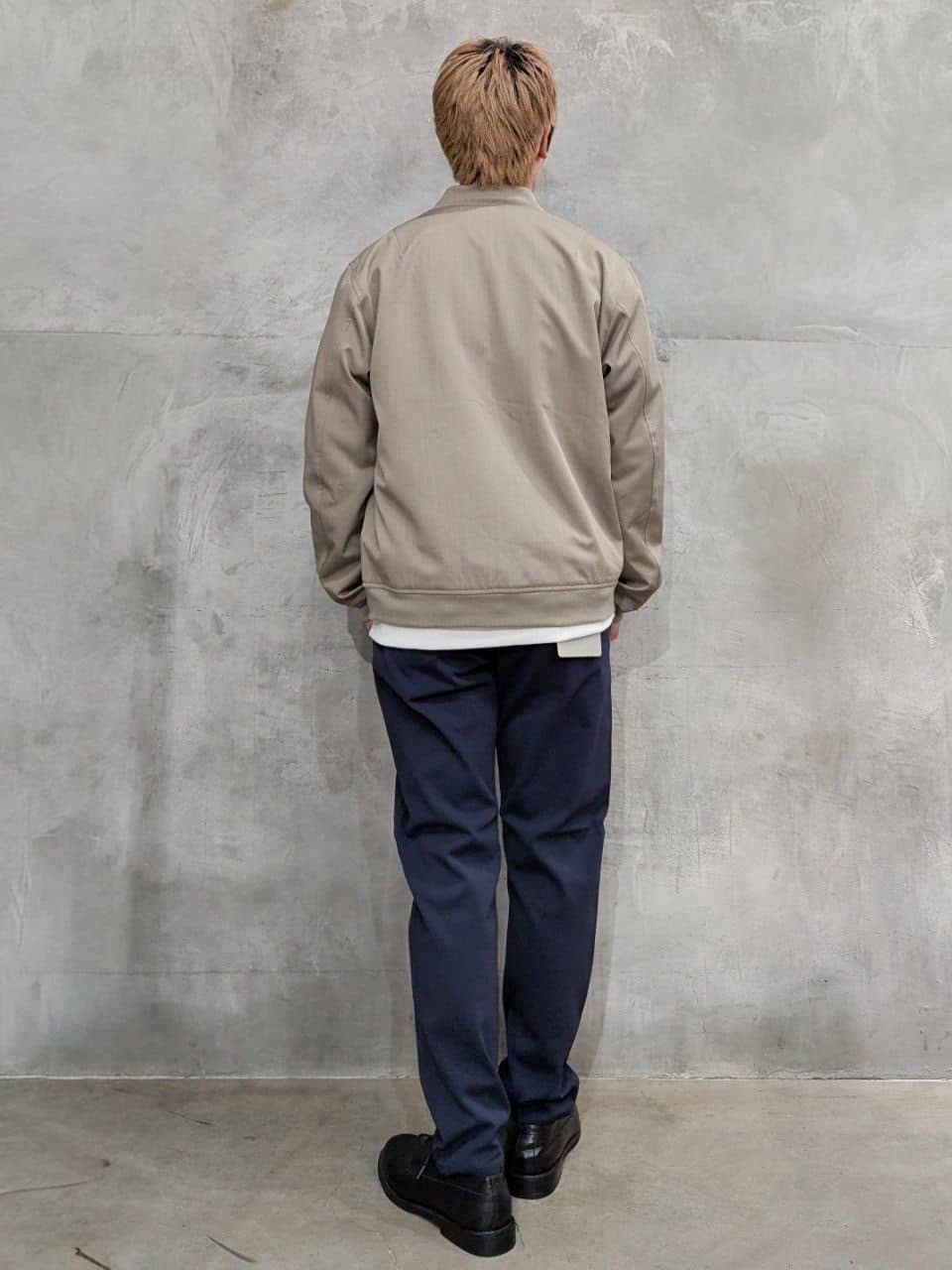 daiさんの「THE SHOP TK｜FLEX LINE ストレッチリブブルゾン　ストレッチ/防シワ/マシンウォッシャブル/セットアップ可」を使ったコーディネート