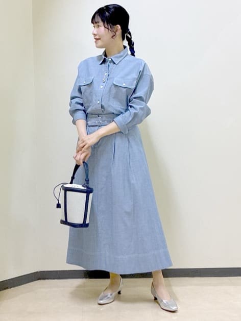  beni_gingerさんの「Reflect｜【羽織にも◎】ダンガリーシャツ」を使ったコーディネート