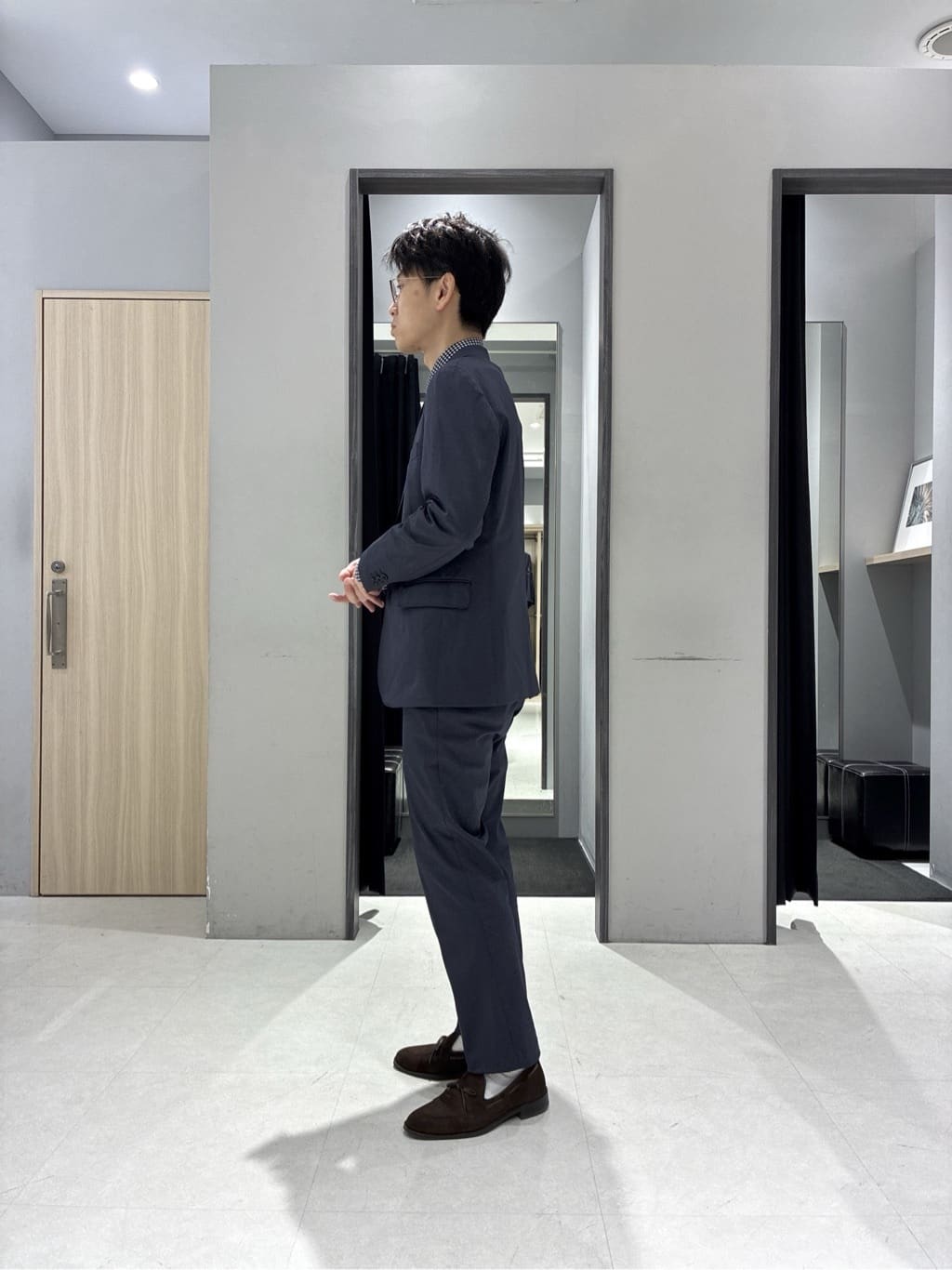 わいずみさんの「TAKEO KIKUCHI｜【ダウンライナー付き】ドビースタンドカラーコート」を使ったコーディネート