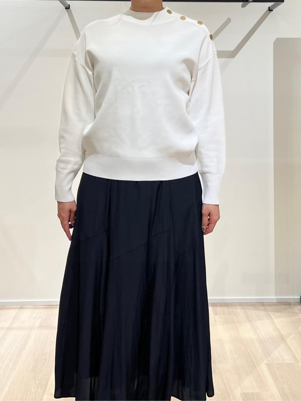 TOMOMIさんの「UNTITLED｜【洗える】ミラノリブニット」を使ったコーディネート