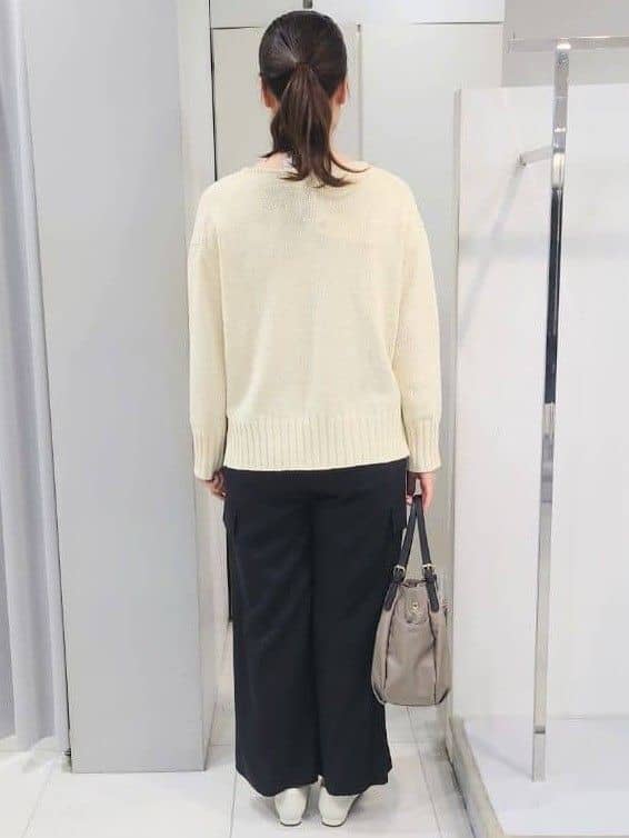 AZUSAさんの「Reflect｜【レイヤードにおすすめ◎】ロング丈リラクシーニット」を使ったコーディネート