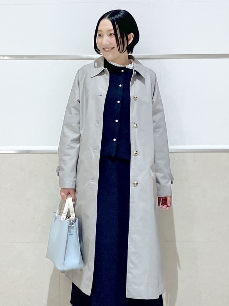 eriko さんの「Dessin｜シャンブレースプリングコート」を使ったコーディネート