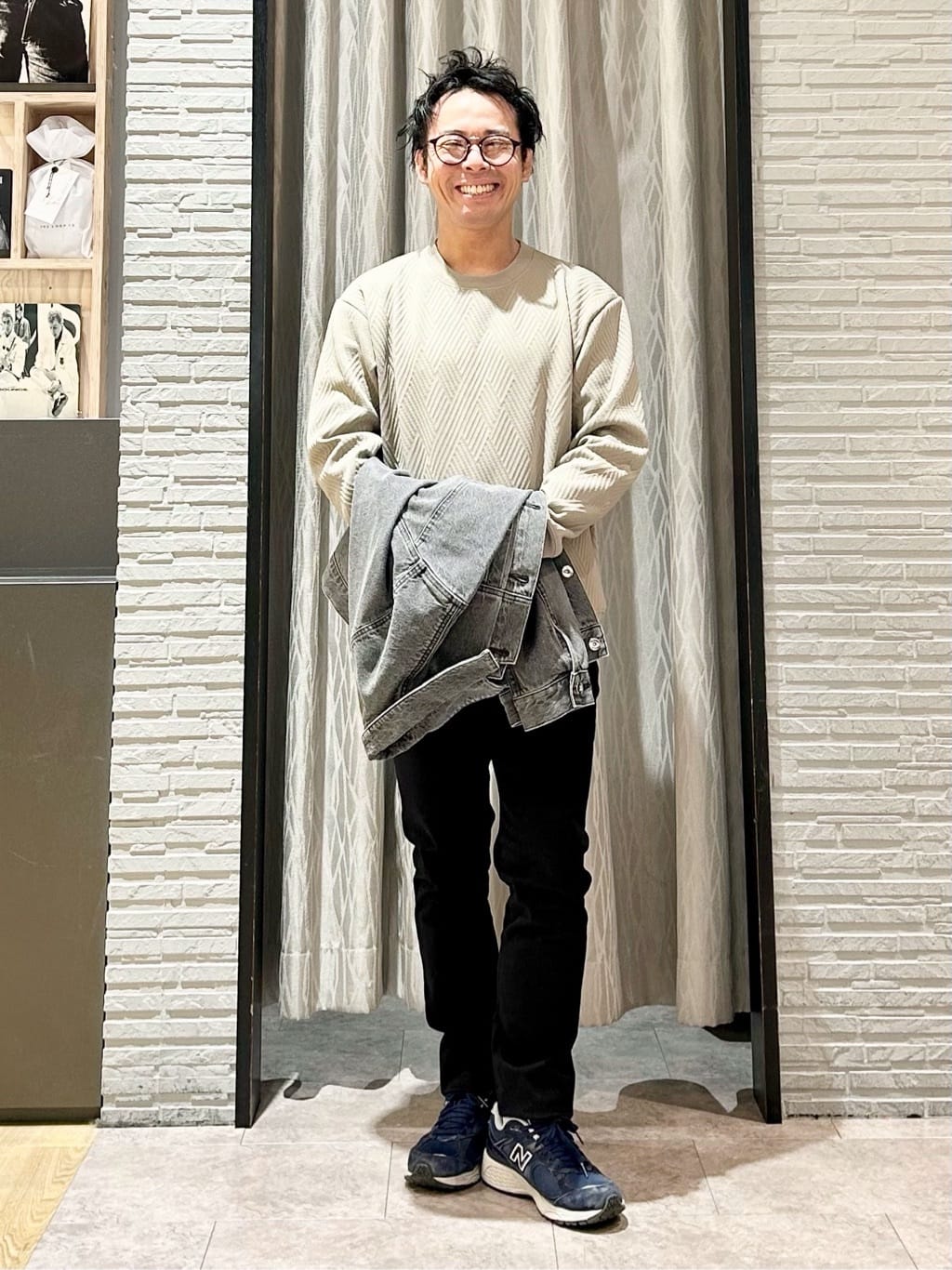 KENJI Iさんの「THE SHOP TK｜【大人にも取り入れやすい】デニムジャケット セットアップ可/洗濯機OK」を使ったコーディネート