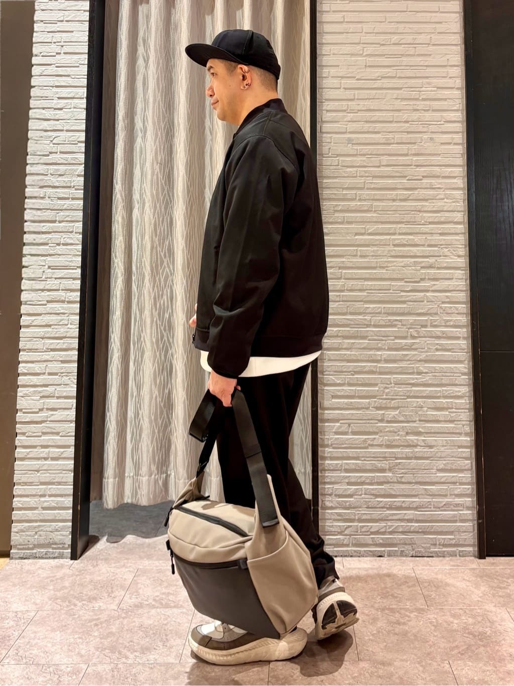 Pーyamaさんの「THE SHOP TK｜FLEX LINE ストレッチリブブルゾン　ストレッチ/防シワ/マシンウォッシャブル/セットアップ可」を使ったコーディネート
