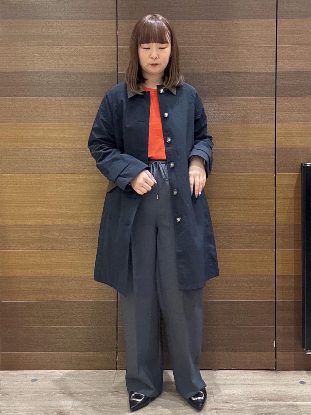 yumeさんの「OPAQUE.CLIP｜撥水ステンカラーコート【洗える】」を使ったコーディネート