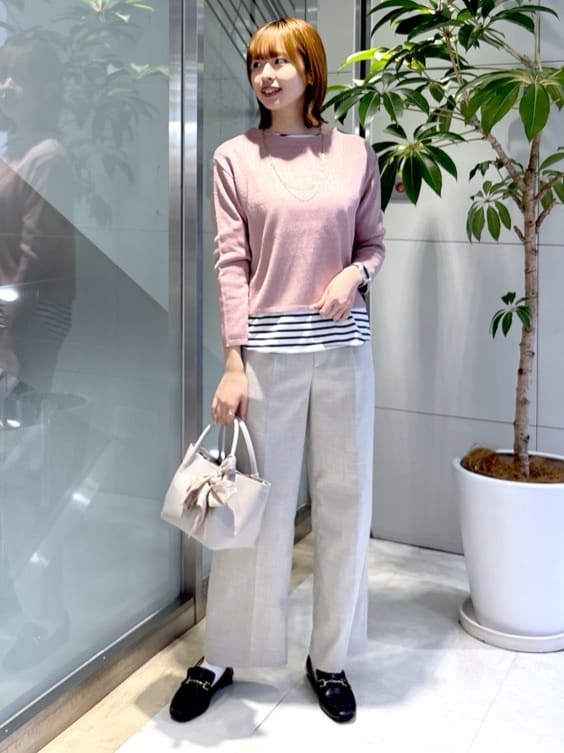 yukaさんの「UNTITLED｜◆【洗える/光沢感】ファンシーヤーンニット」を使ったコーディネート