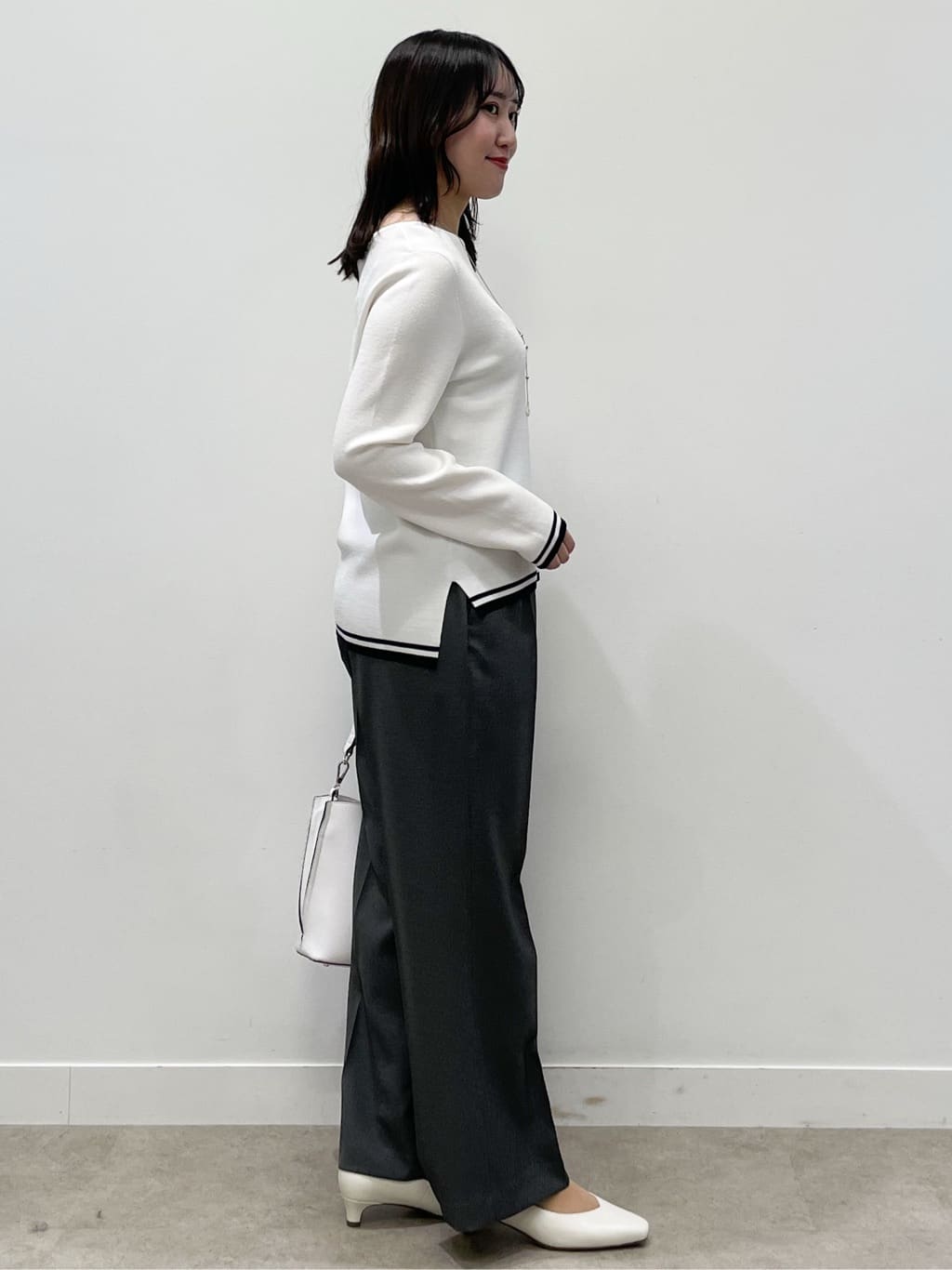 yukariさんの「Reflect｜【セットアップ可】ダブルジャカードニットプルオーバー」を使ったコーディネート