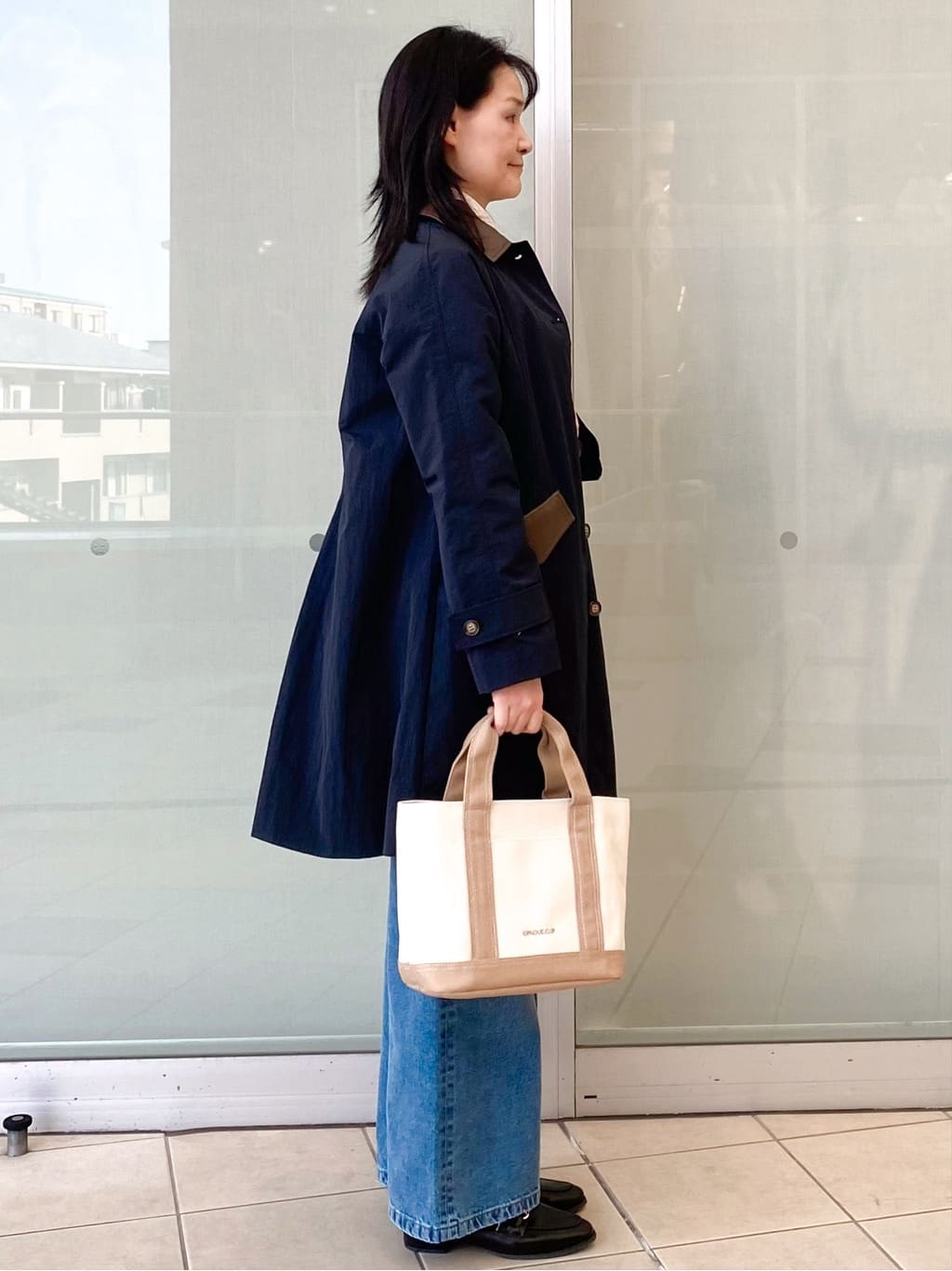 Jeanさんの「OPAQUE.CLIP｜撥水ステンカラーコート【洗える】」を使ったコーディネート