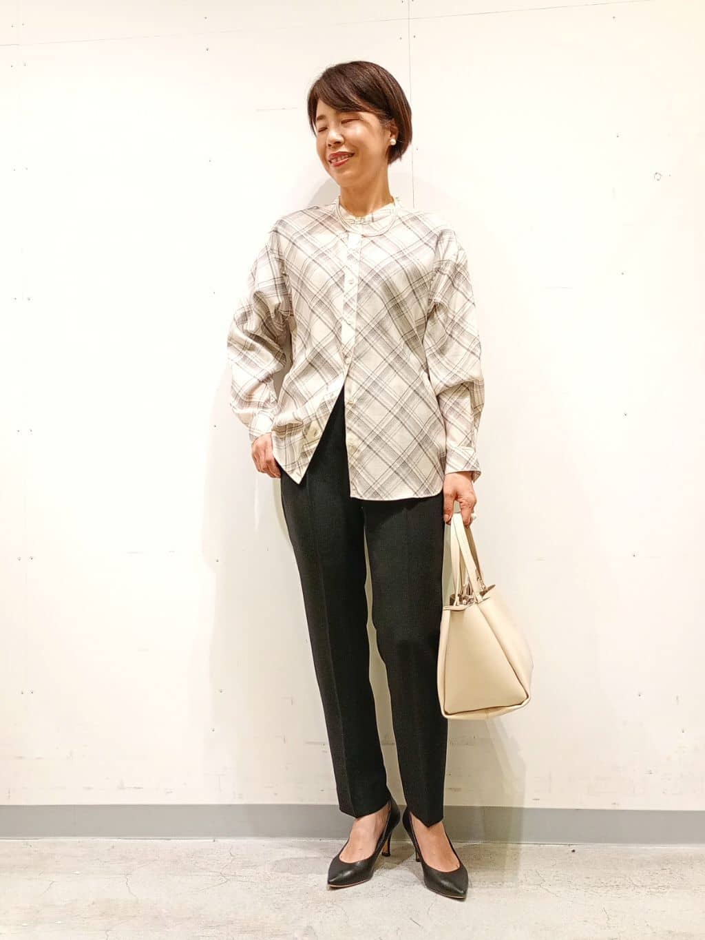 Kさんの「INDIVI｜【洗える／多機能／SETUP可】着る日傘ジレジャケット」を使ったコーディネート