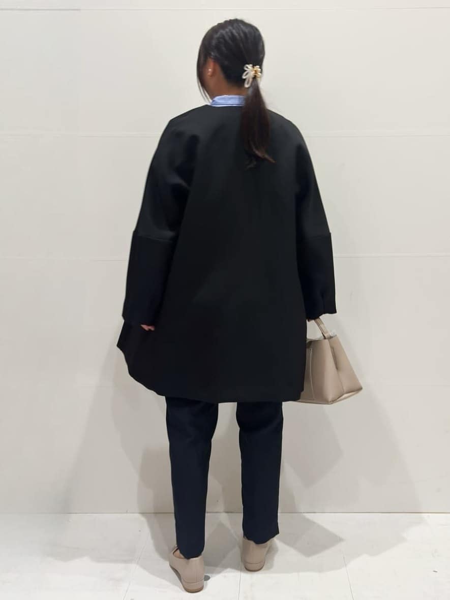 Minさんの「OPAQUE.CLIP｜フォルムスリーブミドルコート【洗濯機OK】」を使ったコーディネート