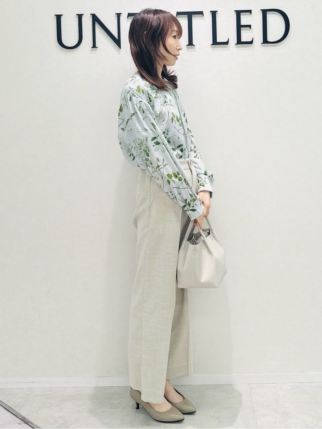 Miwaさんの「UNTITLED｜◆【アンサンブル可/洗える】クルーネックニットカーディガン」を使ったコーディネート