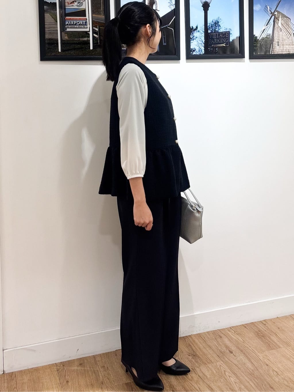 Ririkaさんの「Dessin｜【洗える】ジョーゼットブラウス」を使ったコーディネート