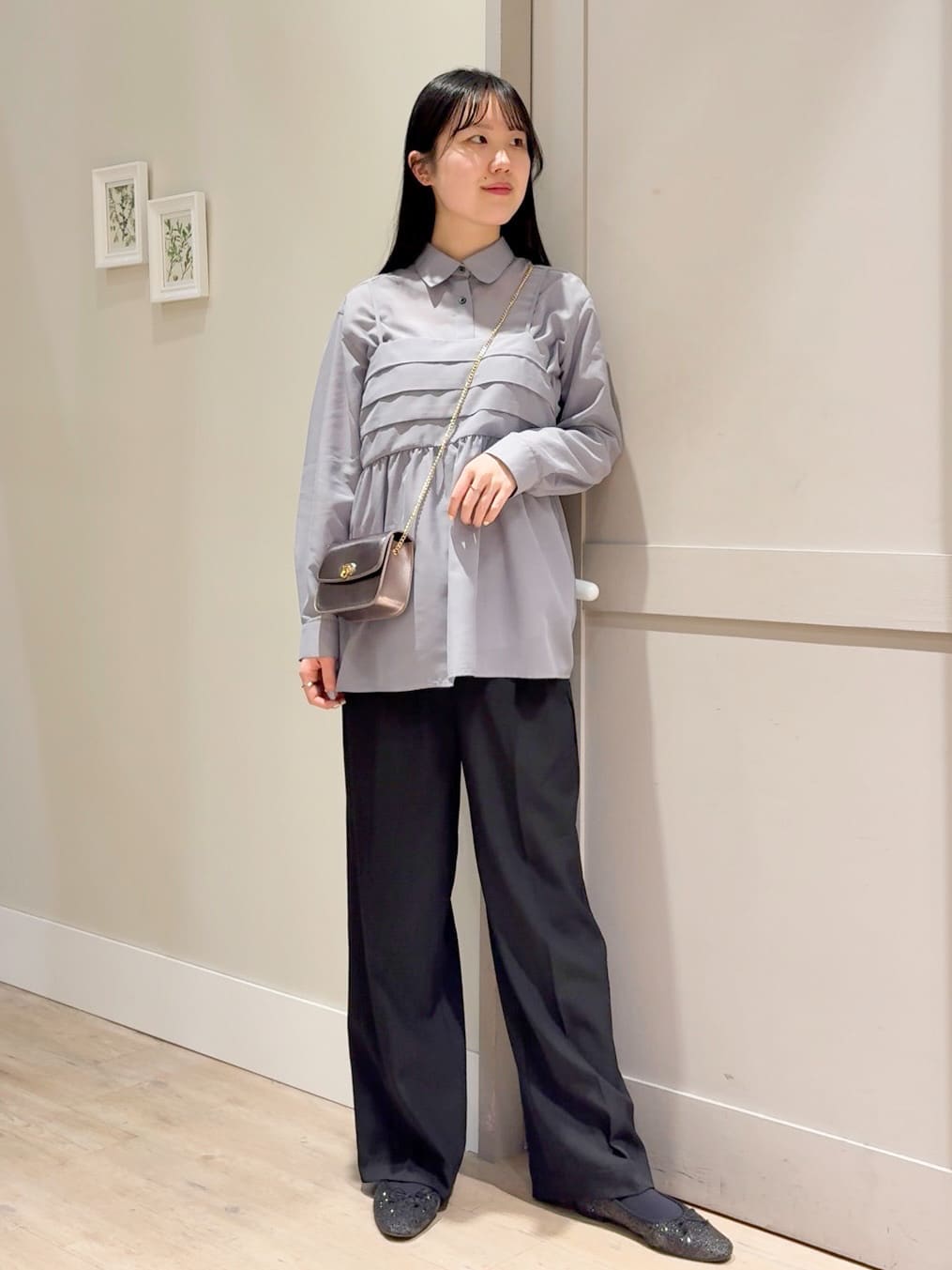 Mayuさんの「grove｜【2点SET】今どきシアーシャツ＆キャミセット」を使ったコーディネート
