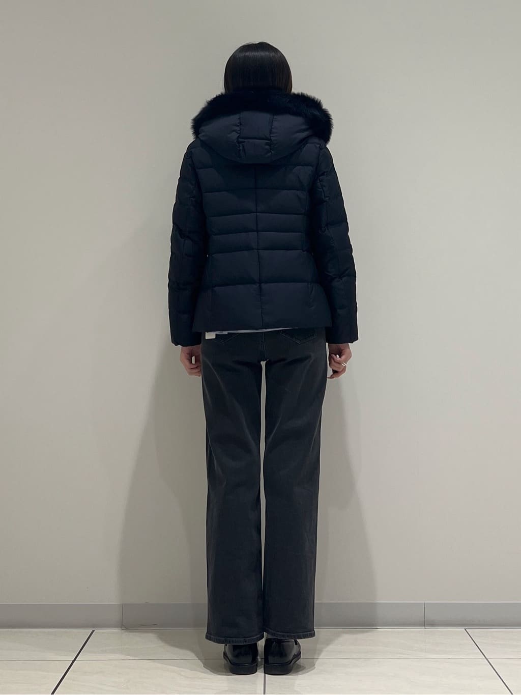 T.Kさんの「INDIVI｜【洗える／毛玉になりにくい】エクストラファインウール ハイネックニット」を使ったコーディネート