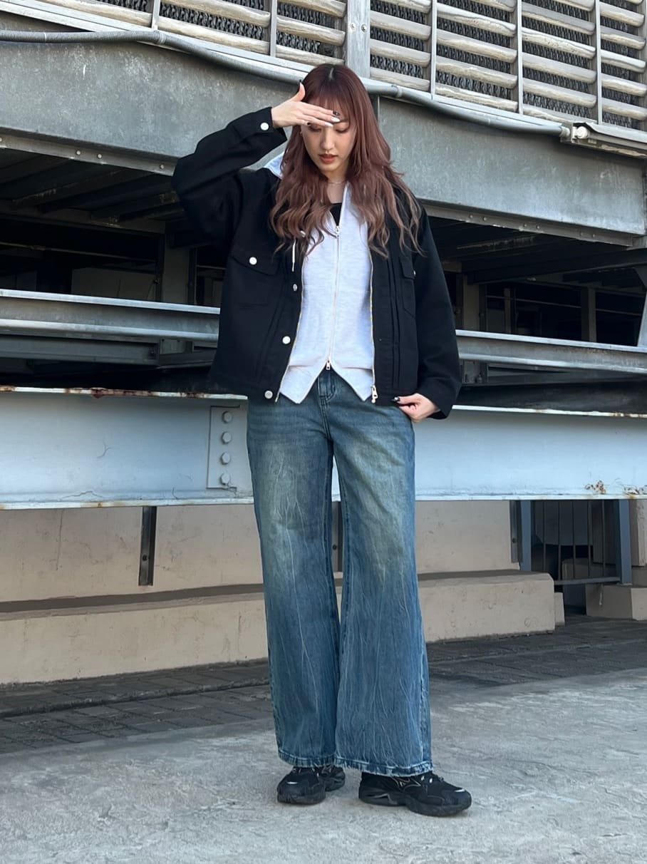 mさんの「tk.TAKEO KIKUCHI｜【別注】Dickiesワークジャケット」を使ったコーディネート