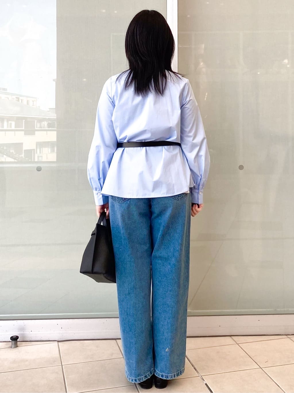 Jeanさんの「OPAQUE.CLIP｜《通勤対応》ボウタイシャツブラウス【洗濯機OK】」を使ったコーディネート