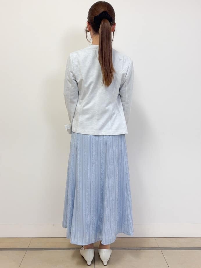 ハルさんの「Reflect｜【SS-4Lサイズ／UVカット／接触冷感】匠ジャケット／ノーカラー」を使ったコーディネート
