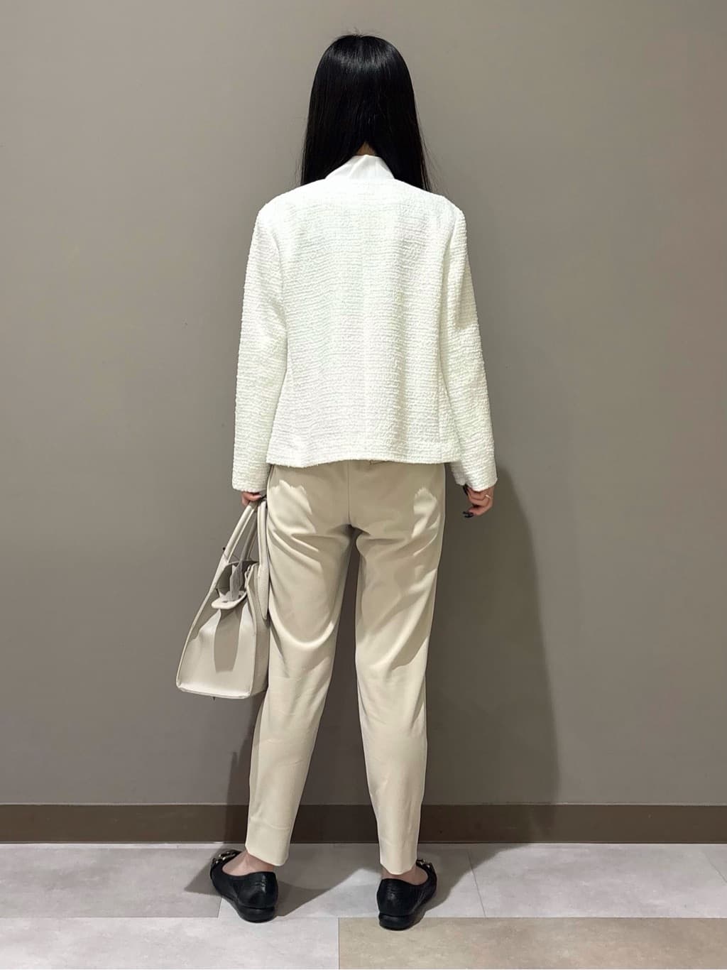 KEIKOさんの「INDIVI｜【セレモニー／洗える】ミックスツイードライトジャケット」を使ったコーディネート