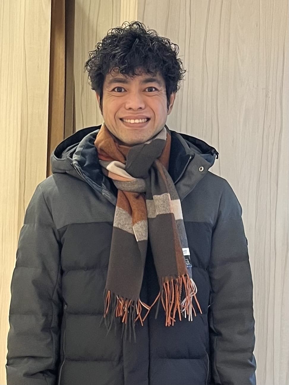 URAさんの「TAKEO KIKUCHI｜カラーコンビ ダウンブルゾン」を使ったコーディネート