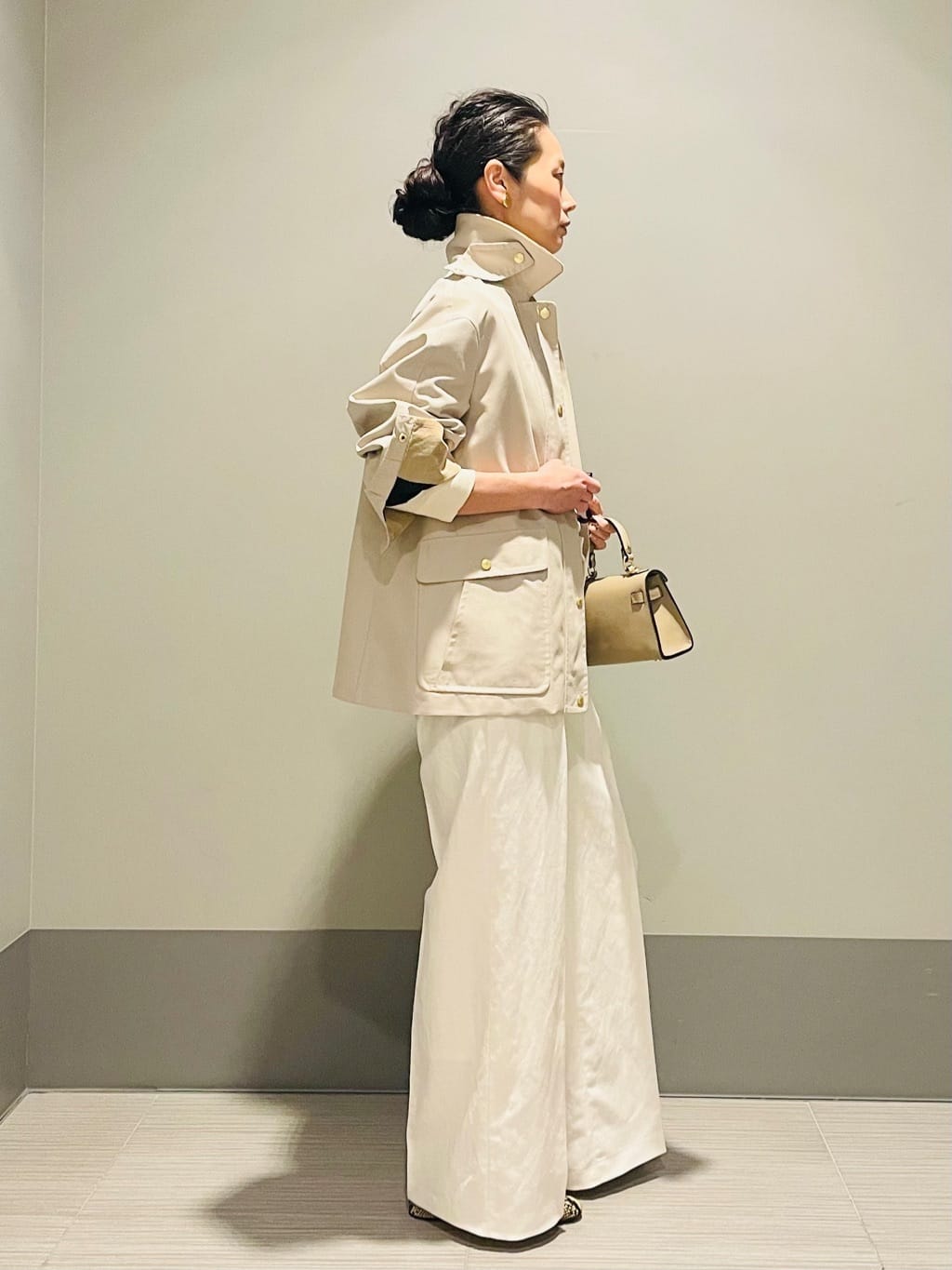 Annさんの「DRESSTERIOR｜【ウォッシャブル】スプリング ハンティングジャケット」を使ったコーディネート