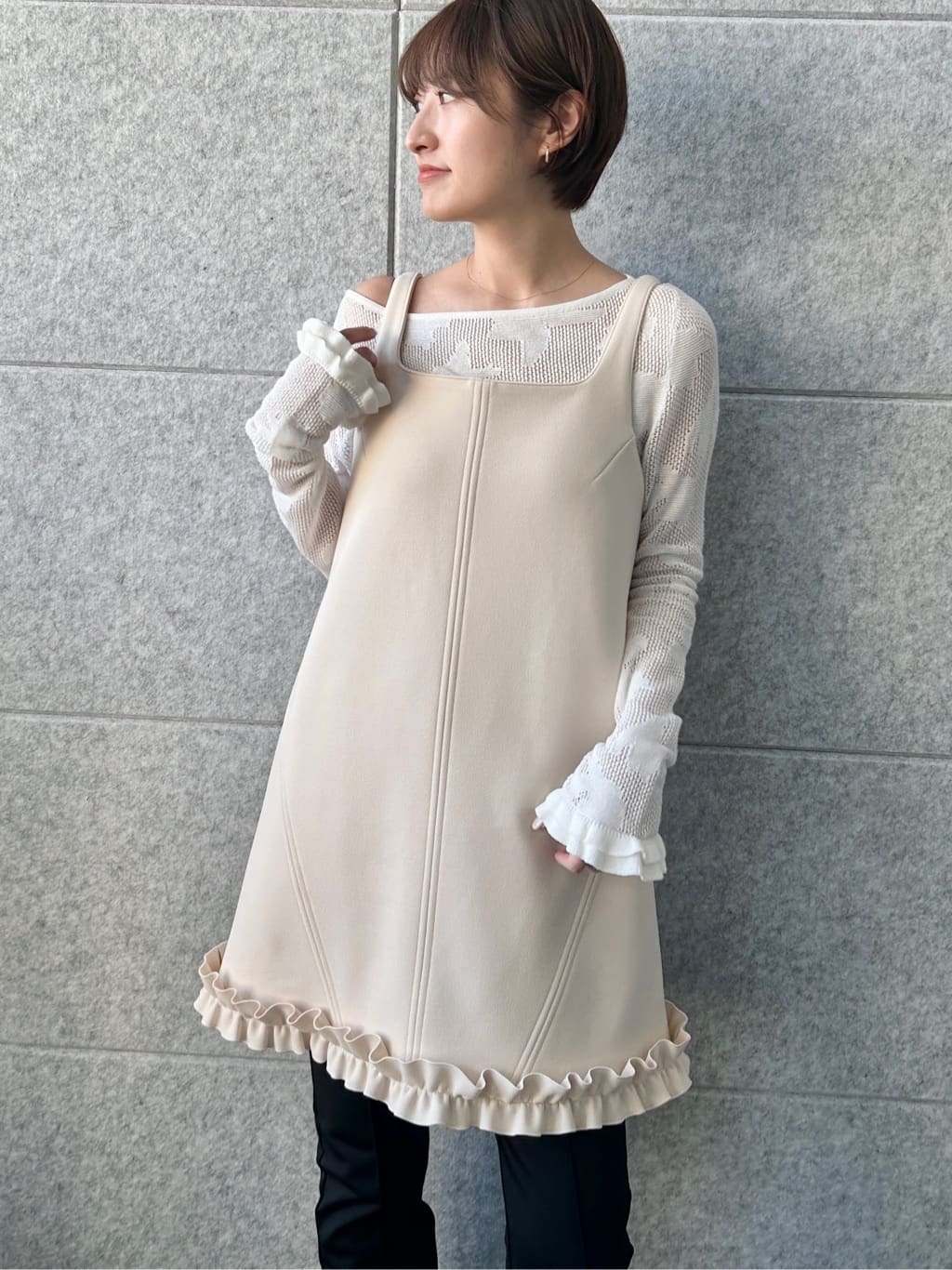 harunaさんの「CODE A｜【Re】zip leggings pants」を使ったコーディネート