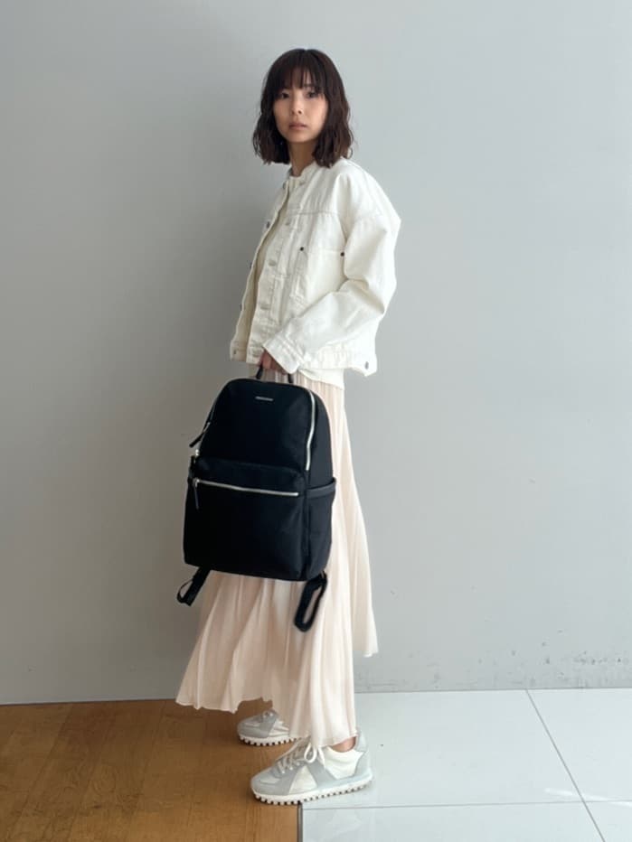 misaさんの「DRESSTERIOR｜【ウォッシャブル】バンドカラー ホワイトＧジャン」を使ったコーディネート