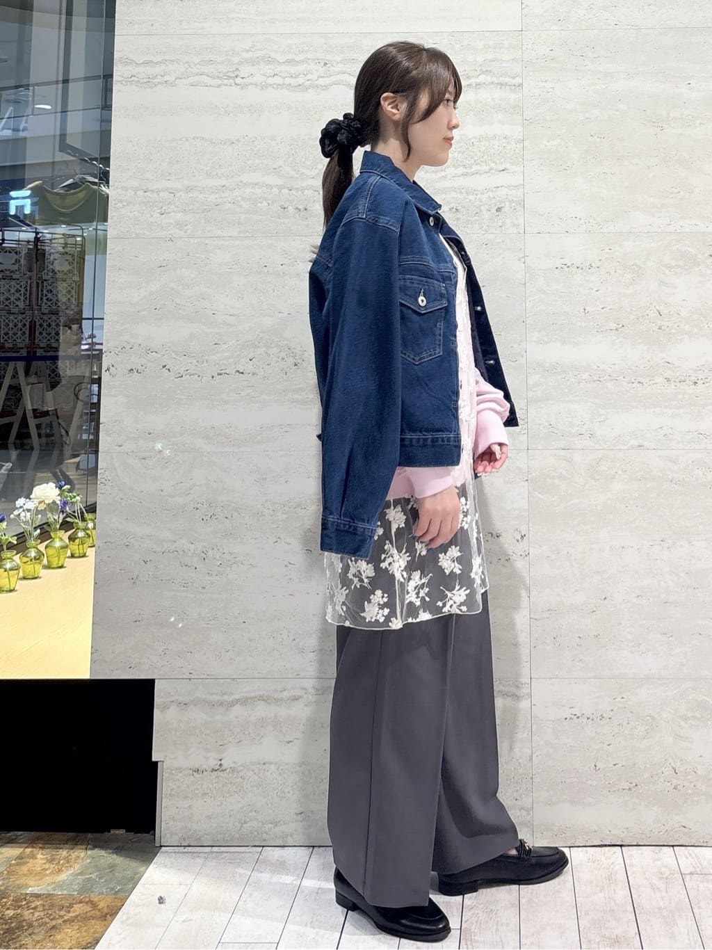 かほさんの「OPAQUE.CLIP｜【抗菌防臭加工】ビット付きローファー」を使ったコーディネート