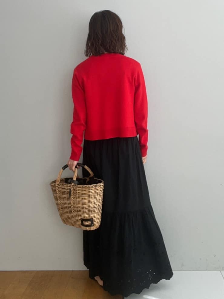 misaさんの「DRESSTERIOR｜【ウォッシャブル】コットンシルクフレンチスリーブニット」を使ったコーディネート