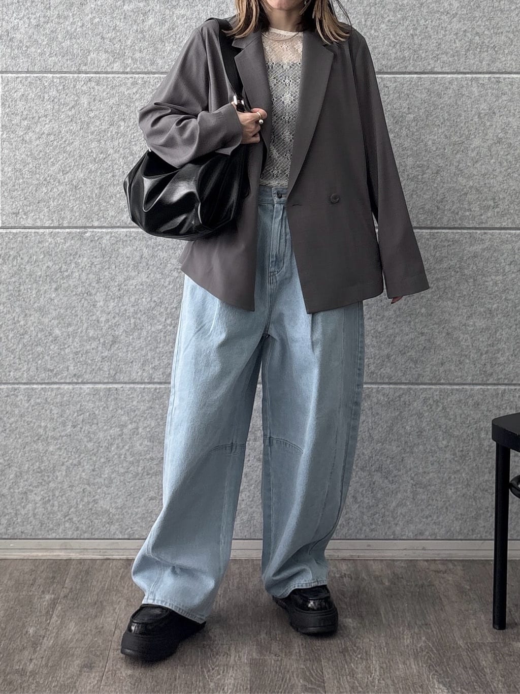 kotakiさんの「INDIVI｜Comfy SET UP｜ダブルブレストイージージャケット【セットアップ対応／通勤／カセット服／接触」を使ったコーディネート