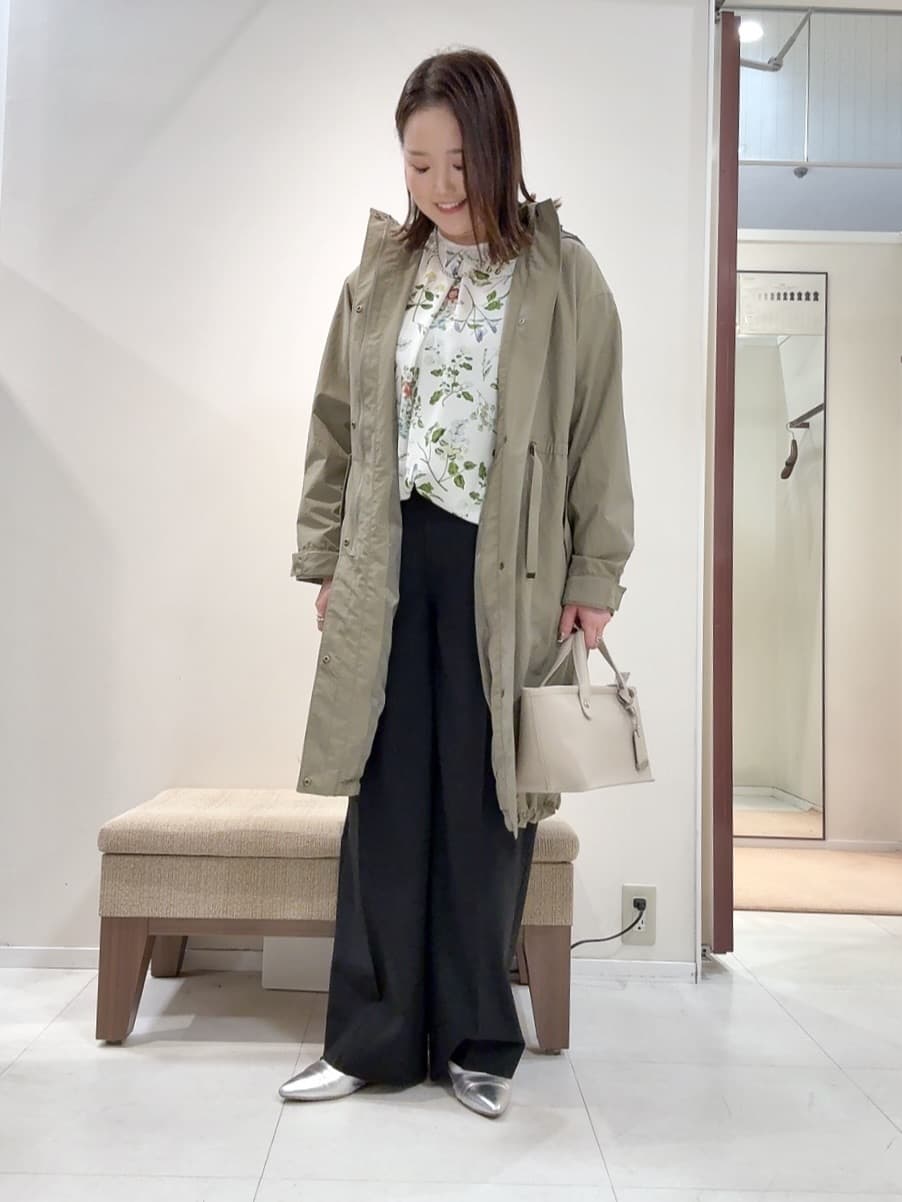 YUIさんの「UNTITLED｜◆【2WAY/洗える/はっ水】グログランモッズコート」を使ったコーディネート