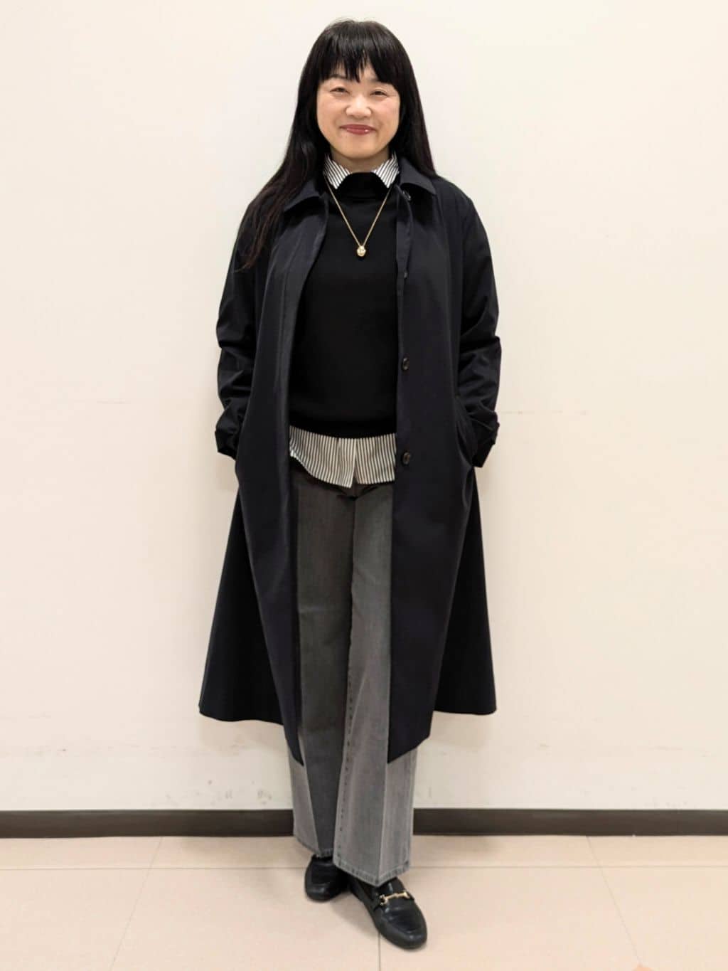 ともさんの「UNTITLED｜◆【はっ水/洗える】タスランステンカラーコート」を使ったコーディネート