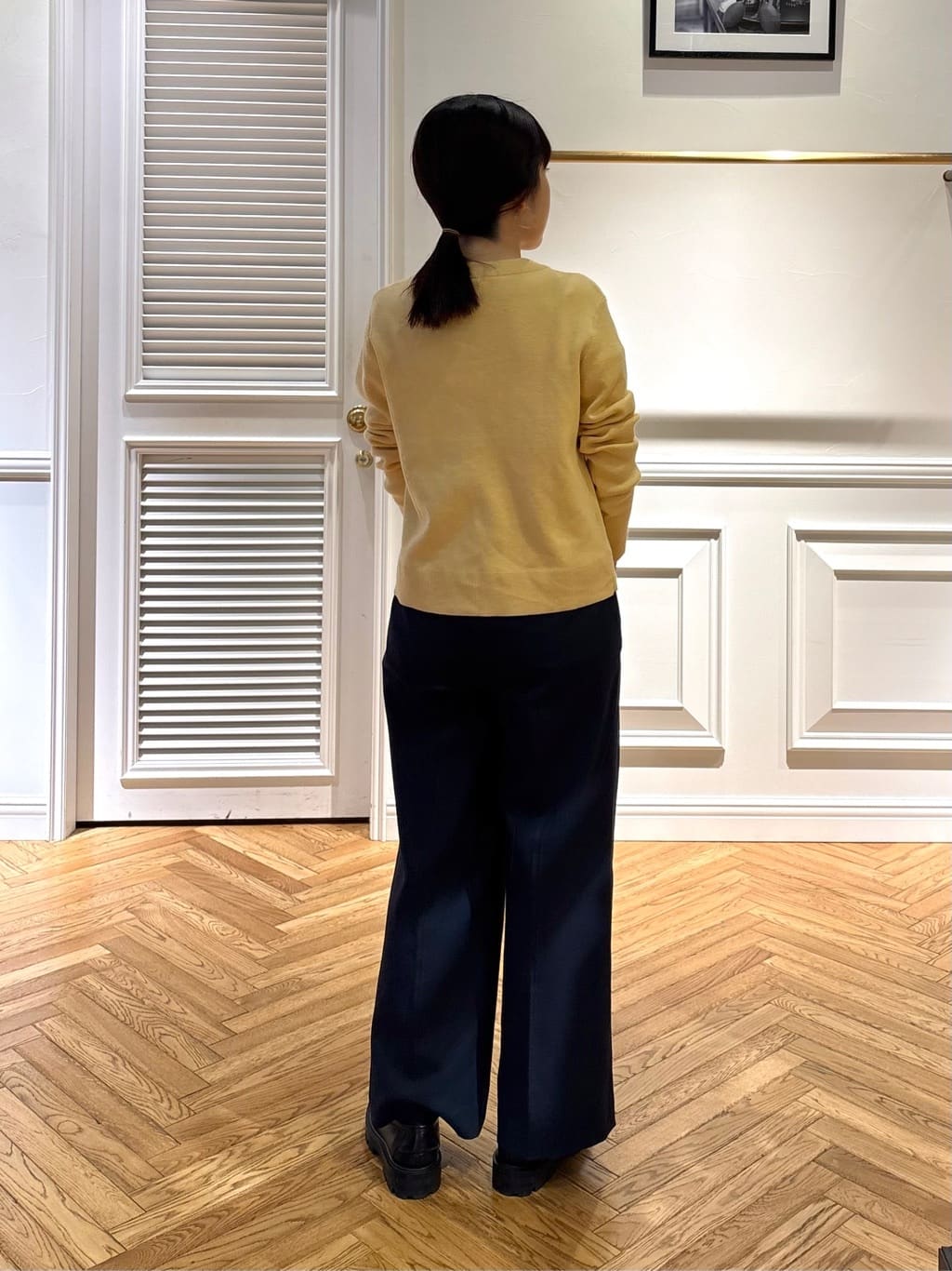 cocoさんの「DRESSTERIOR｜◆ウォッシャブルコットンカシミヤカーディガン」を使ったコーディネート