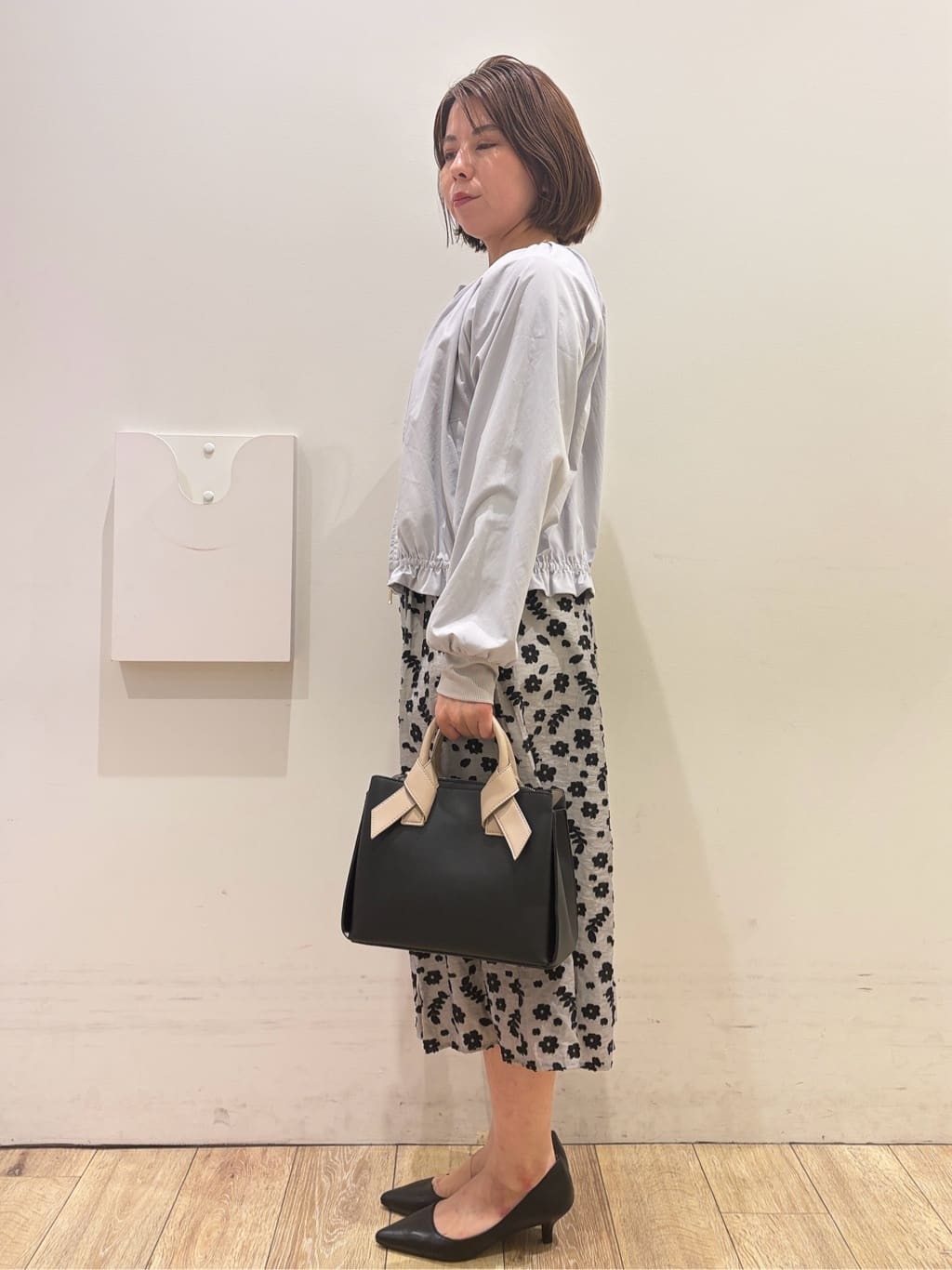 YUKOさんの「index｜接触冷感ノーカラーブルゾン【洗濯機OK／防シワ】」を使ったコーディネート