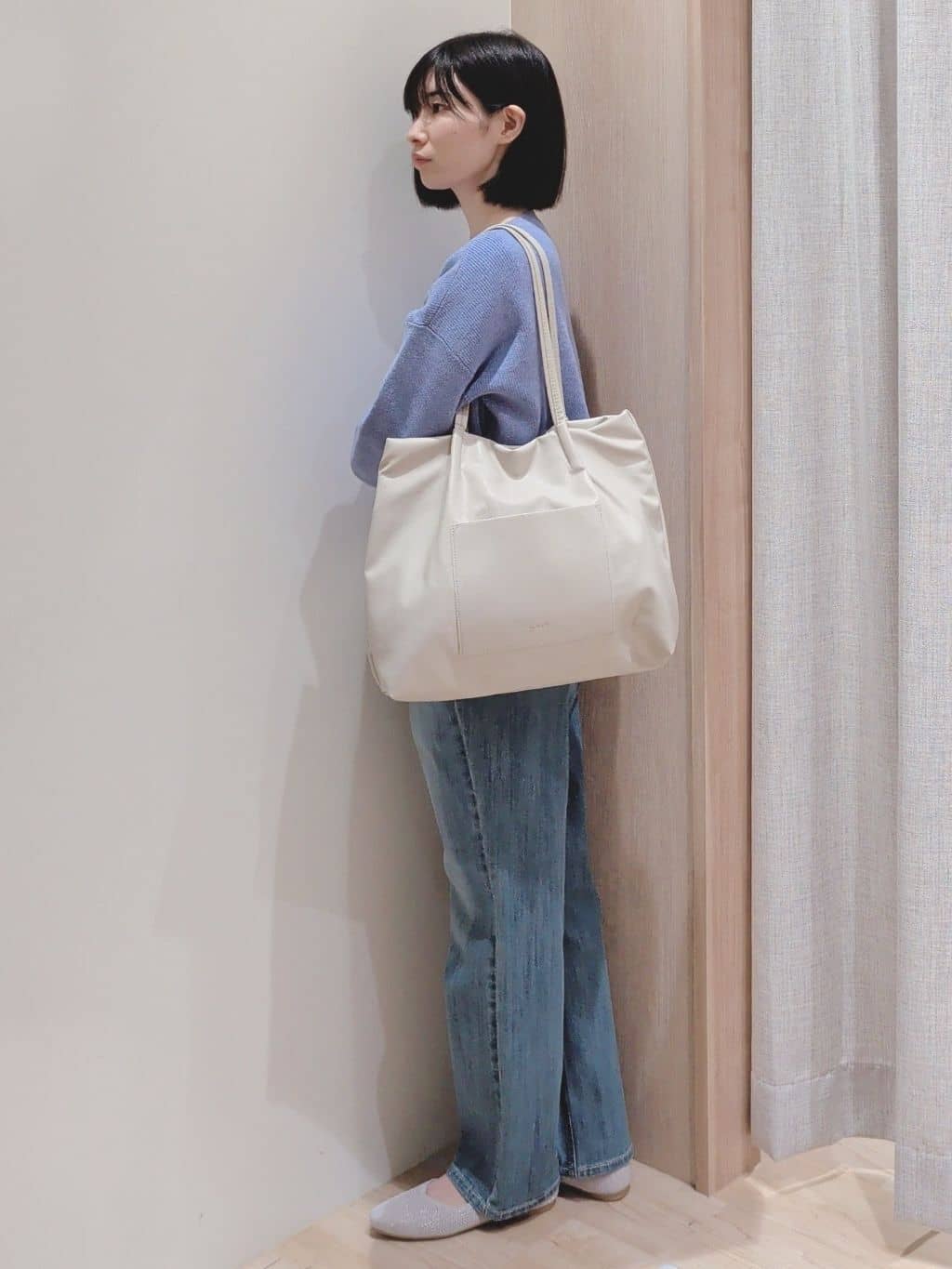 Yuiさんの「grove｜裾アソートペプラムカットソー」を使ったコーディネート