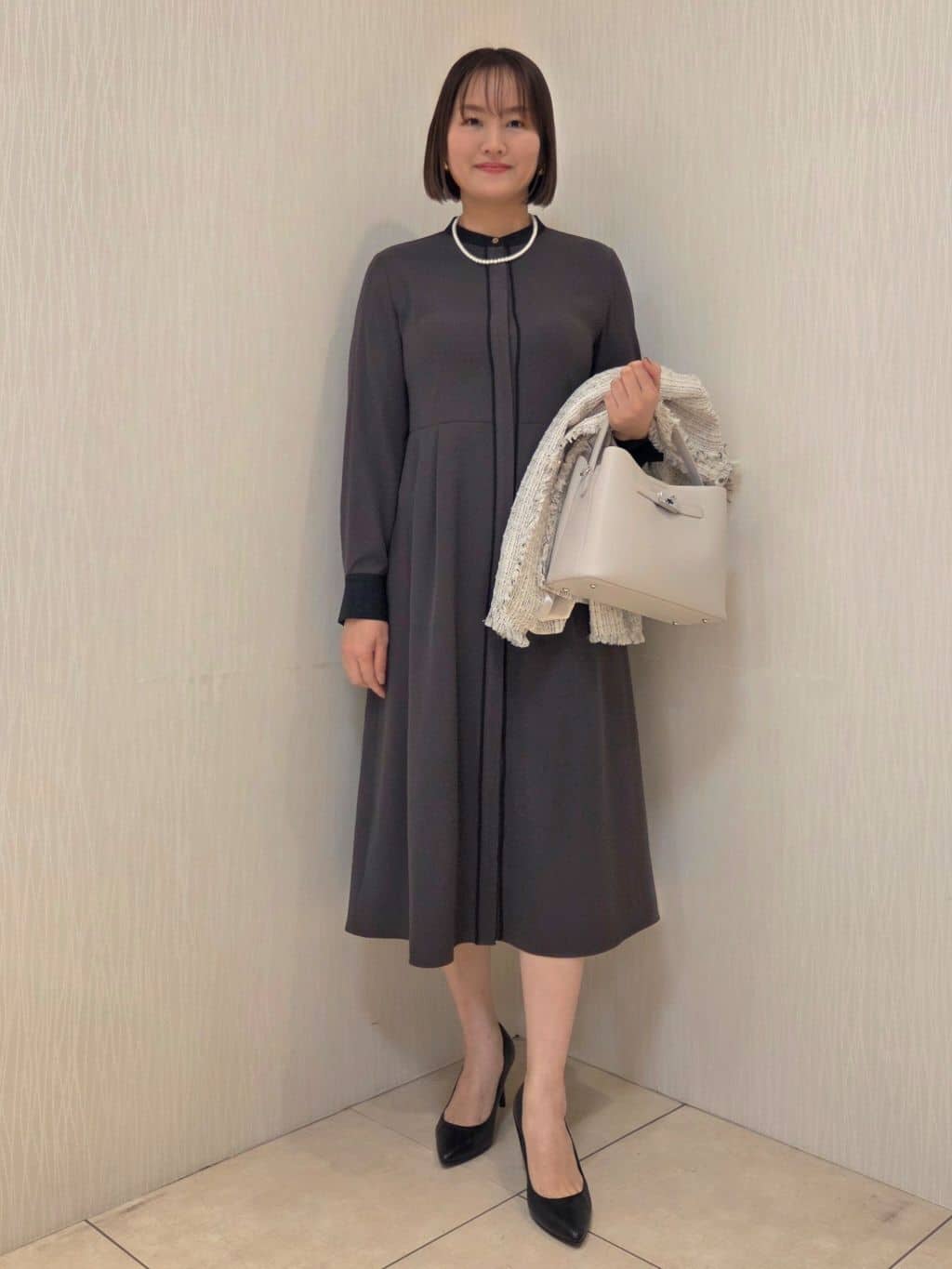 naokoさんの「UNTITLED｜【仕事着/スーツ】ファンシーツイード ジャケット」を使ったコーディネート