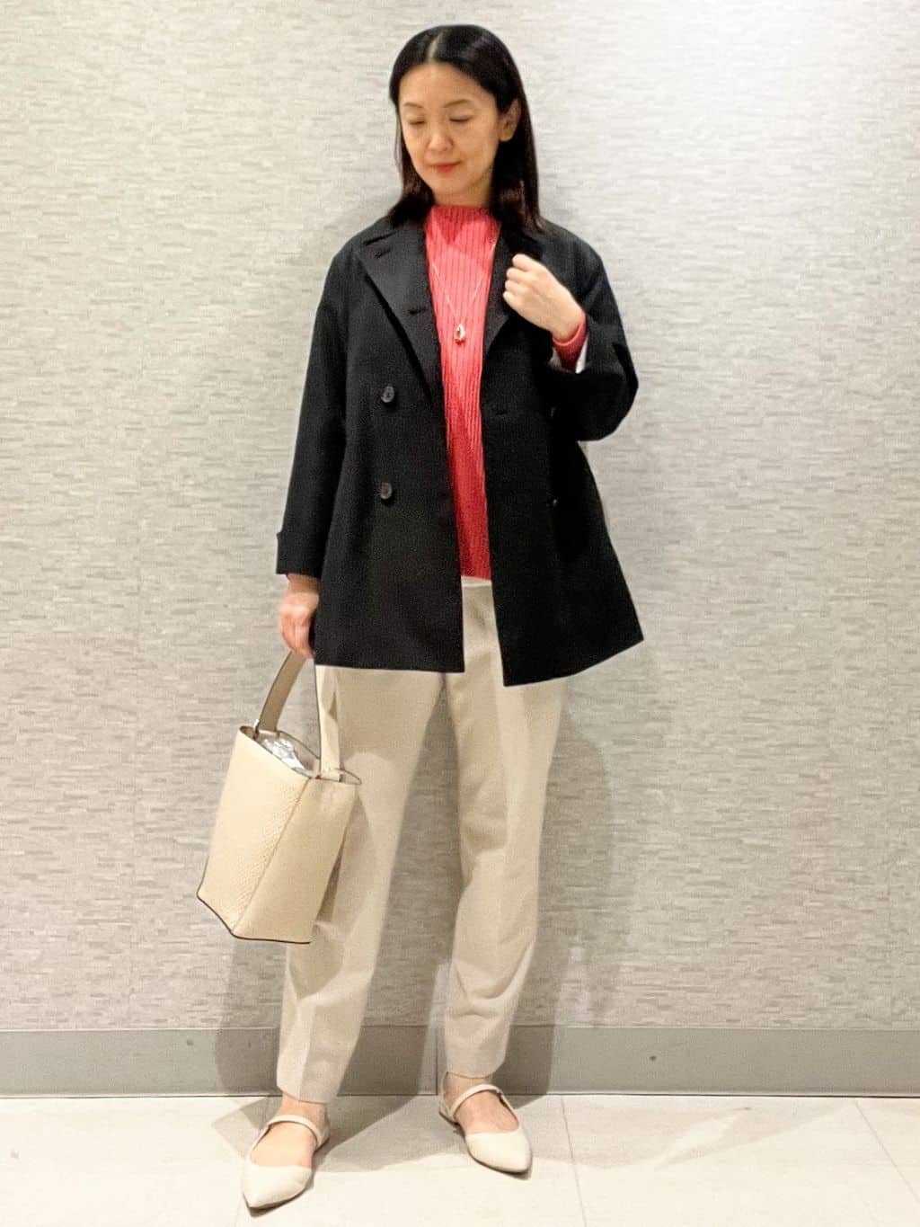 marikoさんの「Reflect｜【オン・オフ着回しやすい◎】ダブルブレストジャケット」を使ったコーディネート