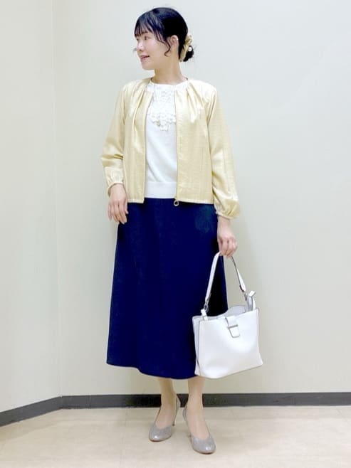  beni_gingerさんの「Reflect｜【ライトアウター／ゆったり羽織れる／気軽な羽織りに◎】ライトブルゾン」を使ったコーディネート