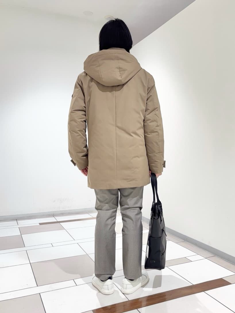 及川さんの「TAKEO KIKUCHI｜【None Of Stress】ストレッチ ダウンブルゾン」を使ったコーディネート