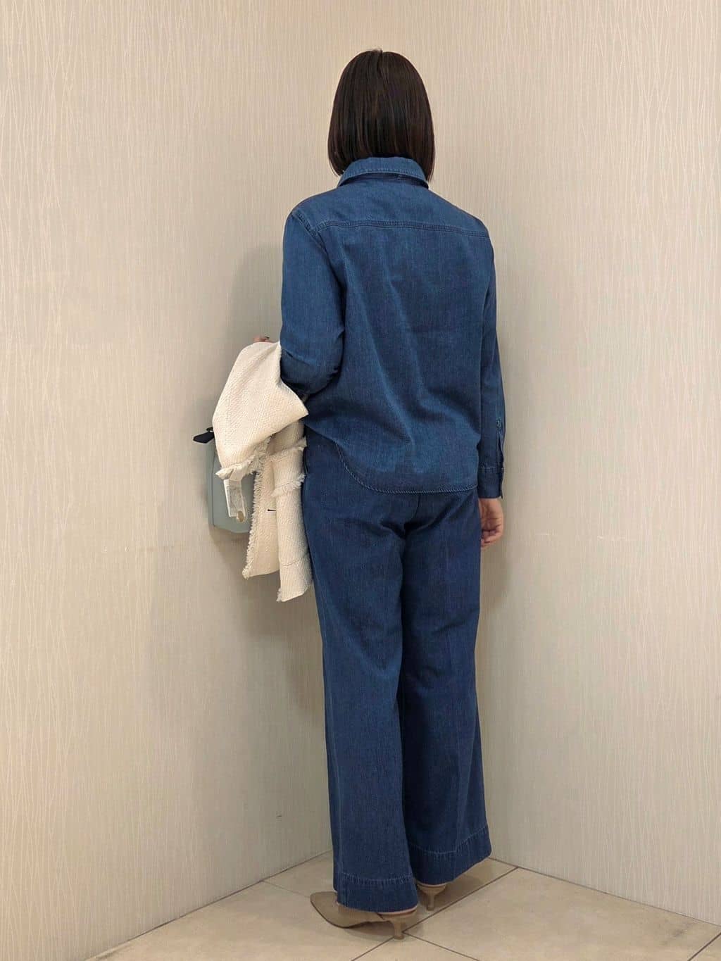 naokoさんの「UNTITLED｜【オンオフ使える】スラブツイード ジレ」を使ったコーディネート