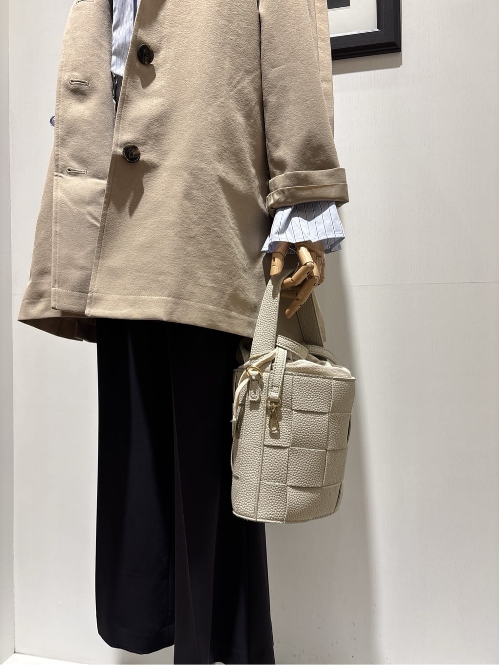 yumiさんの「Dessin｜【2WAY】メッシュバケツBAG」を使ったコーディネート