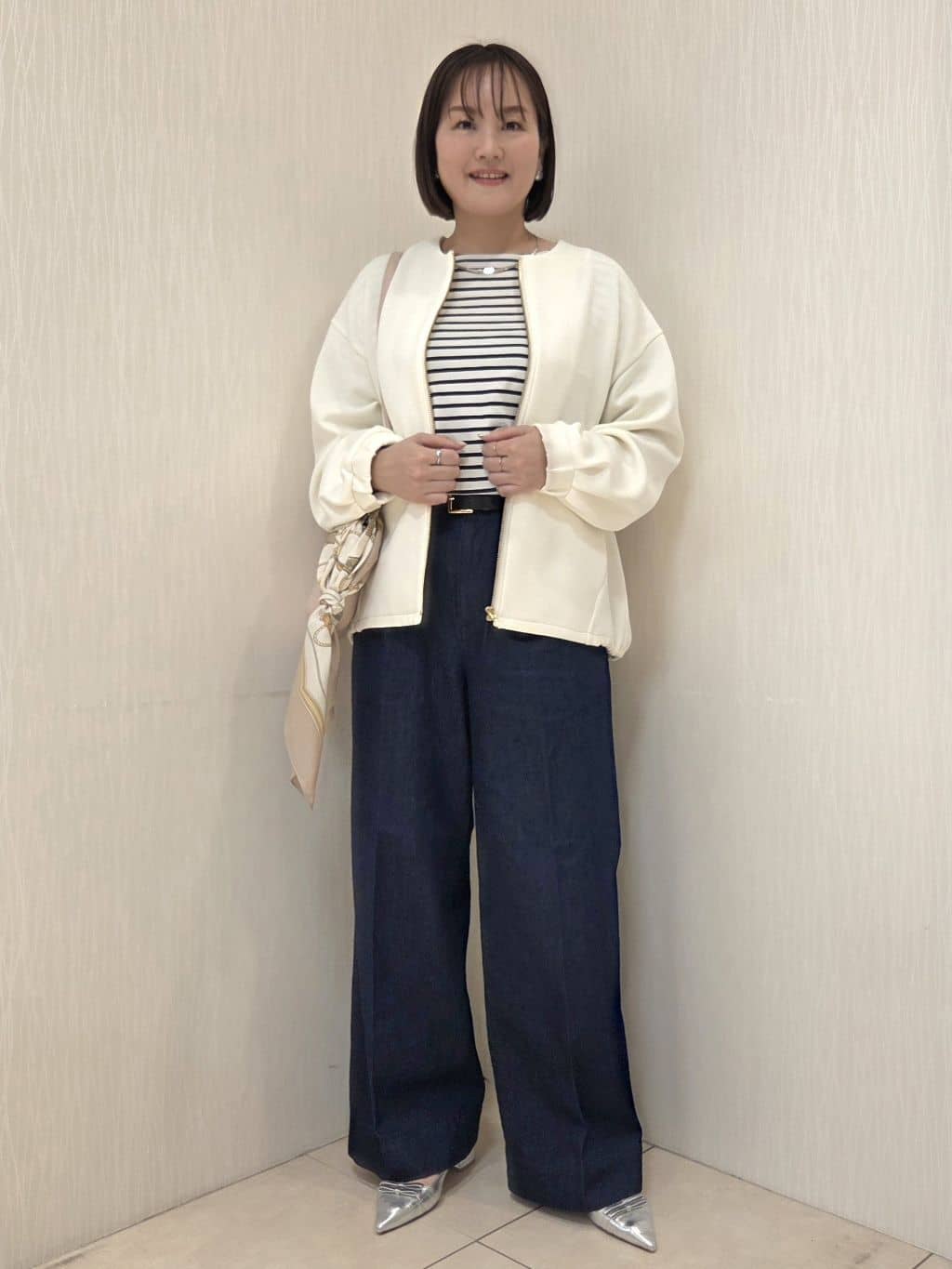 naokoさんの「UNTITLED｜◆【春アウター/ゆったり】ダンボールジップブルゾン」を使ったコーディネート