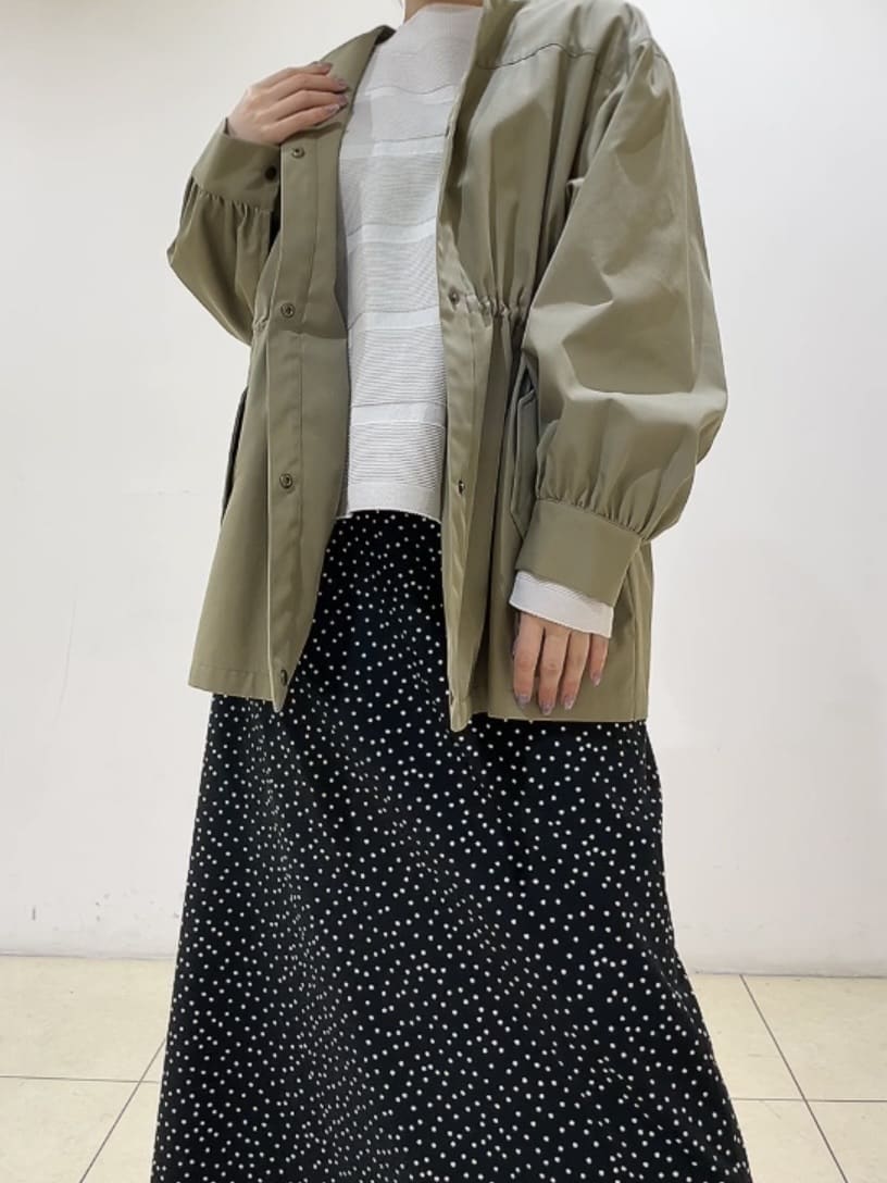 watanabeさんの「UNTITLED｜◆【はっ水】ライトコットンミリタリーコート」を使ったコーディネート