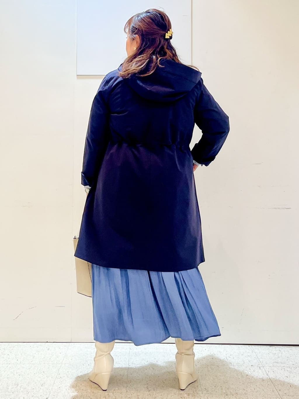 kimmyさんの「Reflect｜【中綿ライナー付き】ライナー付きフーデッドロングコート」を使ったコーディネート