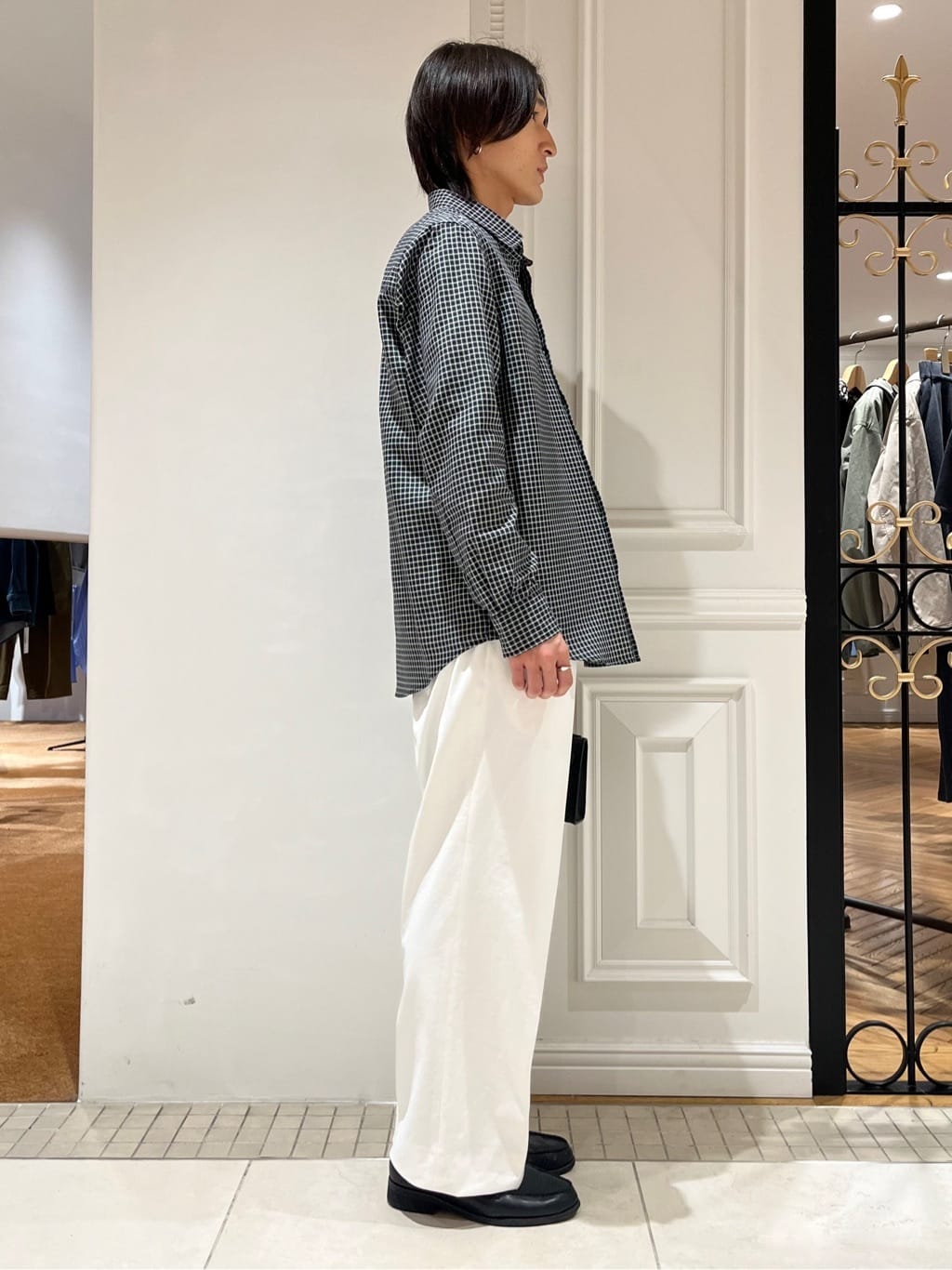 Watanabeさんの「DRESSTERIOR｜ミニチェックシャツ」を使ったコーディネート